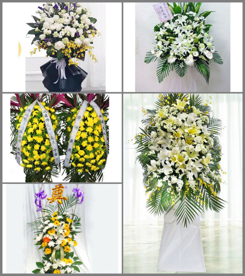 青海果洛州玛多县黄河乡白事花篮预定